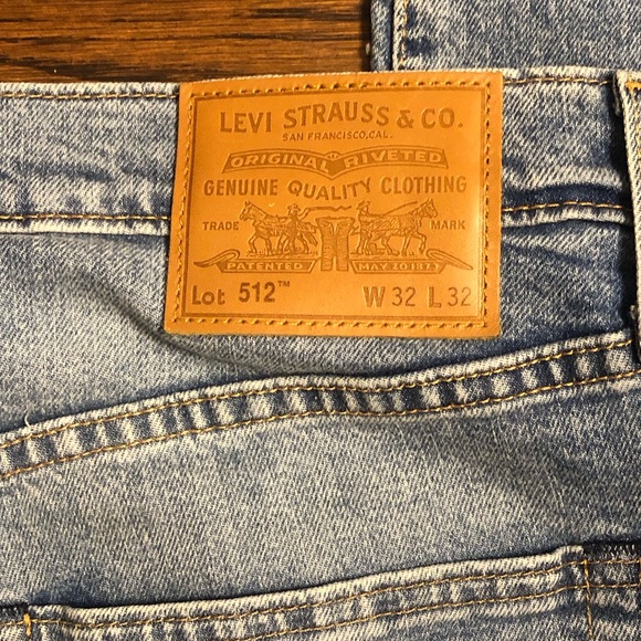 LEVIS Men’s 512 Premium Skinny Leg Denim Jeans Size 32x32 - Picture 3 of 7